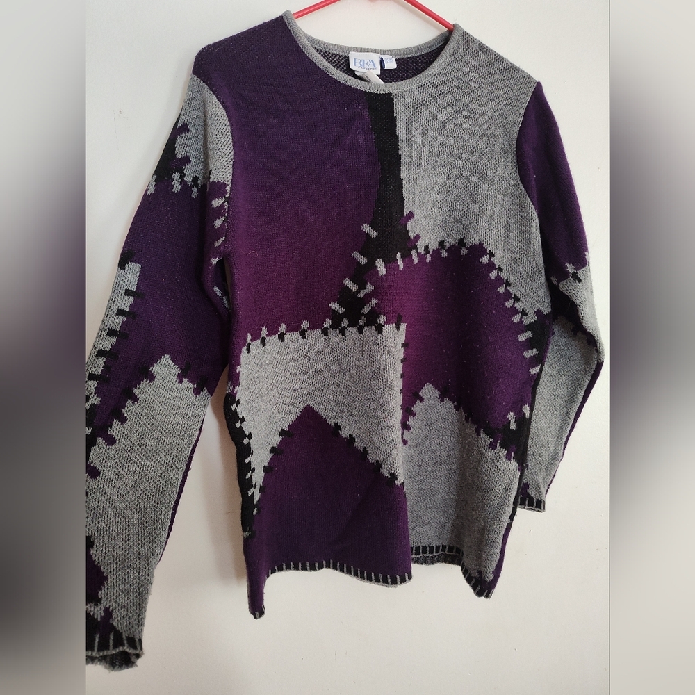 Vintage Patchwork Sweater - image 1
